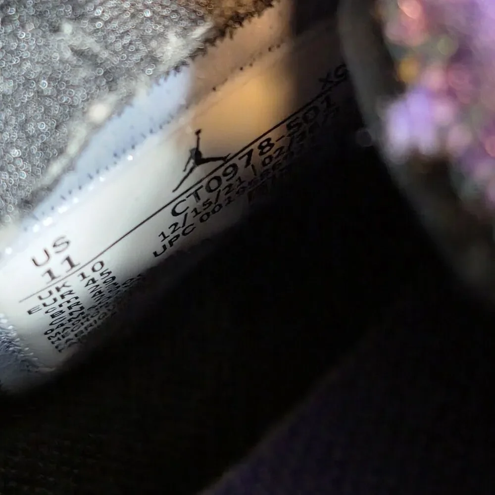 Air Jordan 1 Zoom CMFT Comfort Crater Purple White High CT0978-501 Men’s Size 11